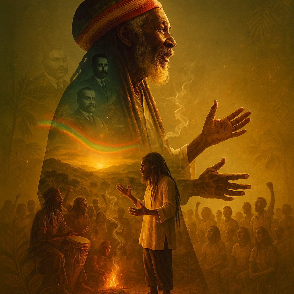 Rastafari inspired background
